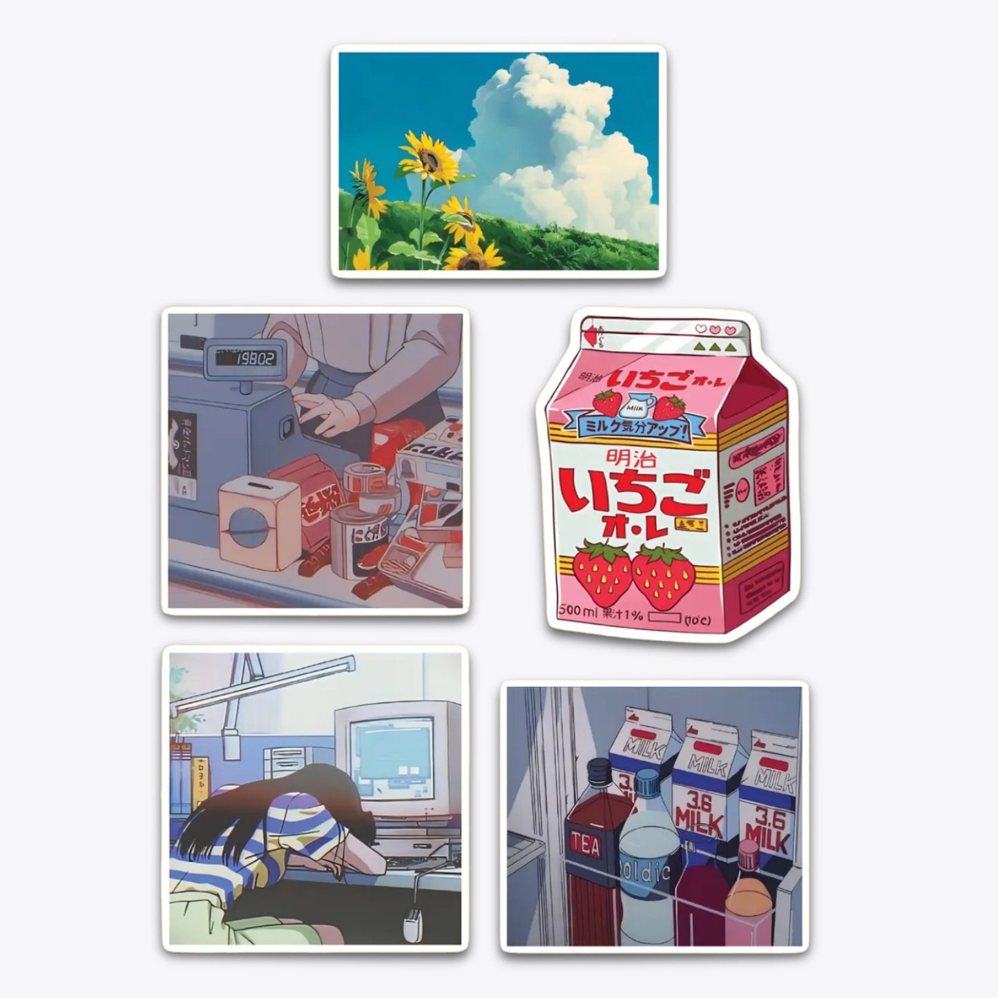 Aesthetic Anime Sticker Pack