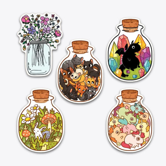 Aesthetic Bottles Sticker Pack