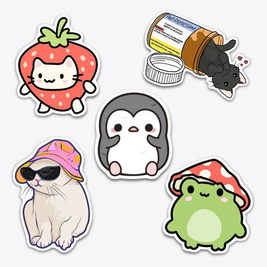 Cute Animal Sticker Pack