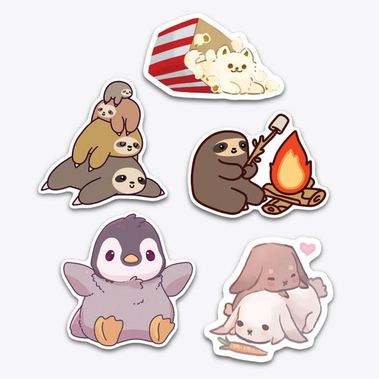 Cute Animals Sticker Pack