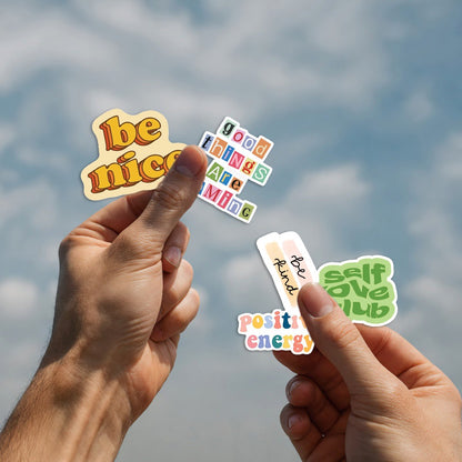 Cute Typography Sticker Pack