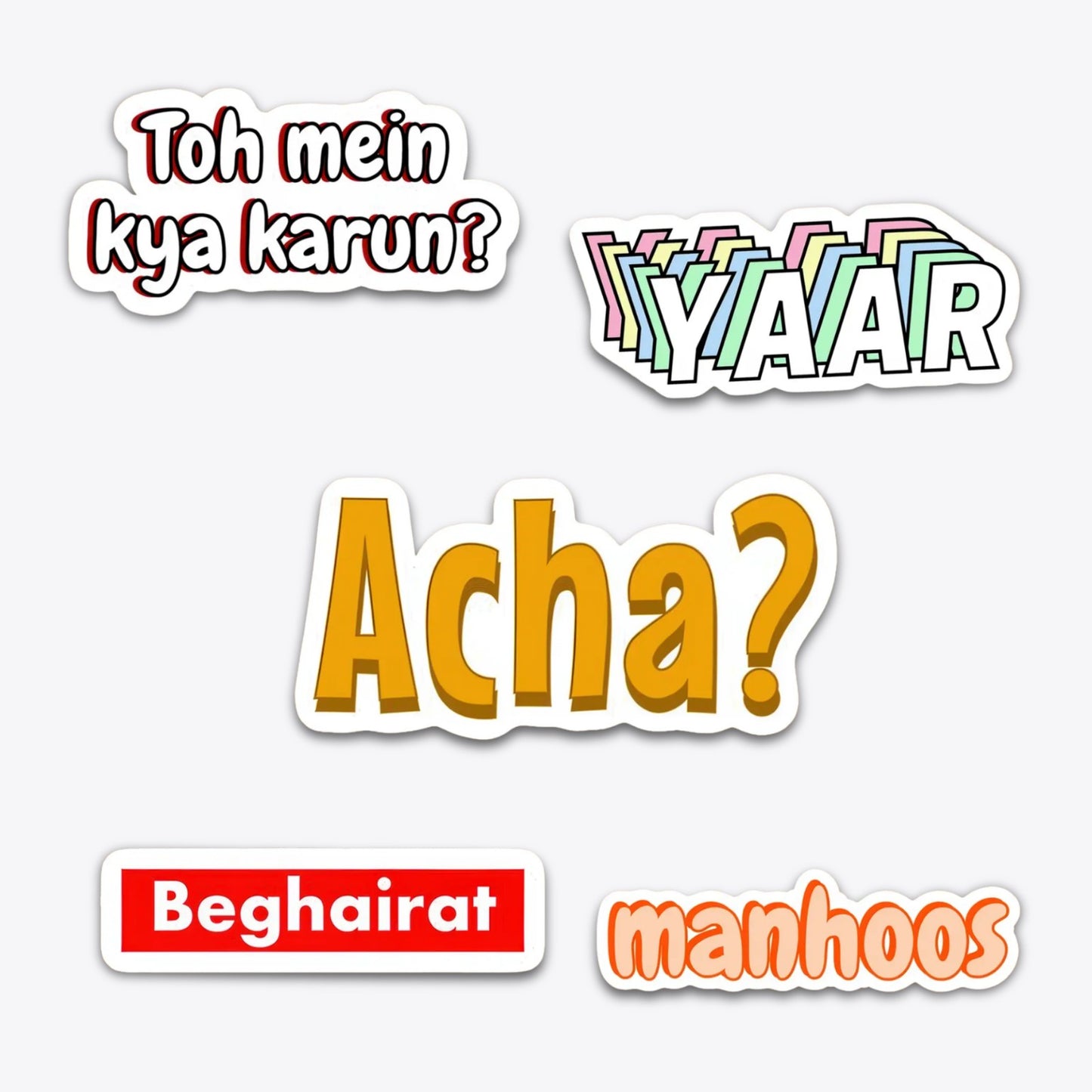 Desi Vibes Urdu Sticker Pack