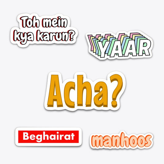 Desi Vibes Urdu Sticker Pack