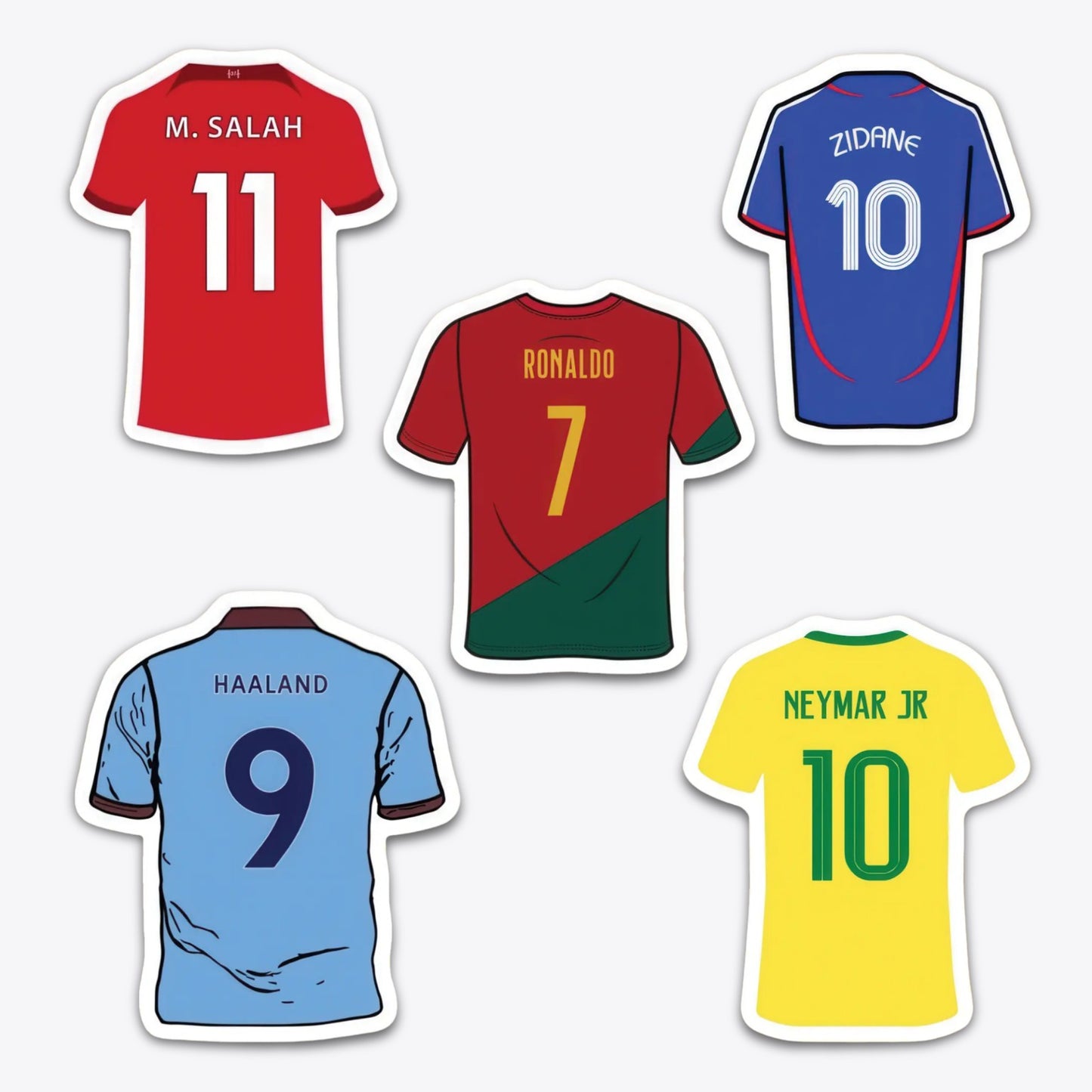 Football Jersey Stickers Pack