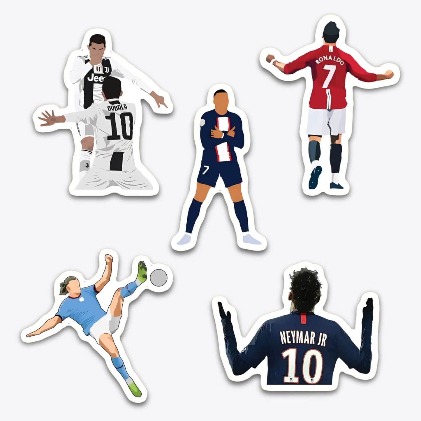 Iconic Footballer Sticker Pack