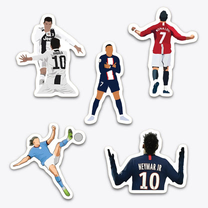 Iconic Footballer Sticker Pack