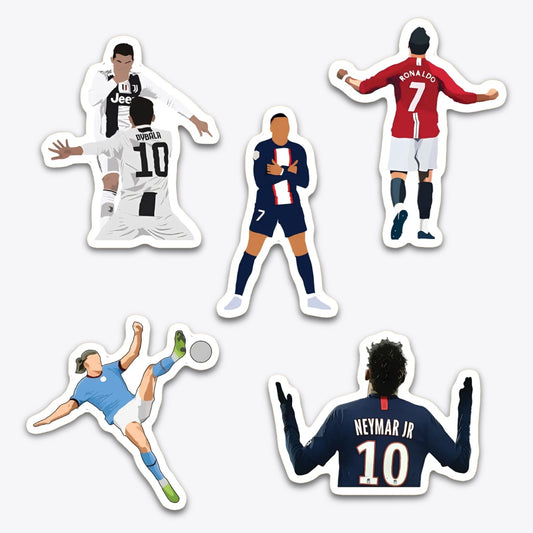 Iconic Footballer Sticker Pack