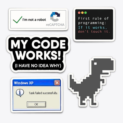 Geeky Tech Sticker Pack