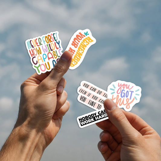 Hustle & Motivation Sticker Pack