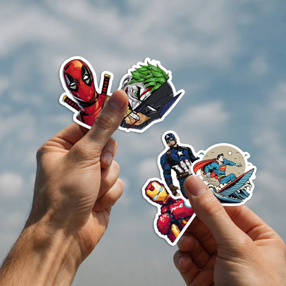 Marvel and DC Sticker Pack