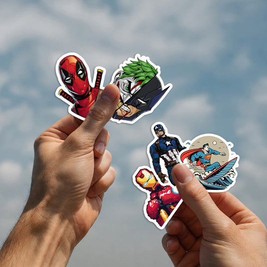 Marvel and DC Sticker Pack