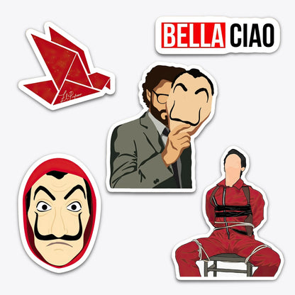 Money Heist Sticker Pack