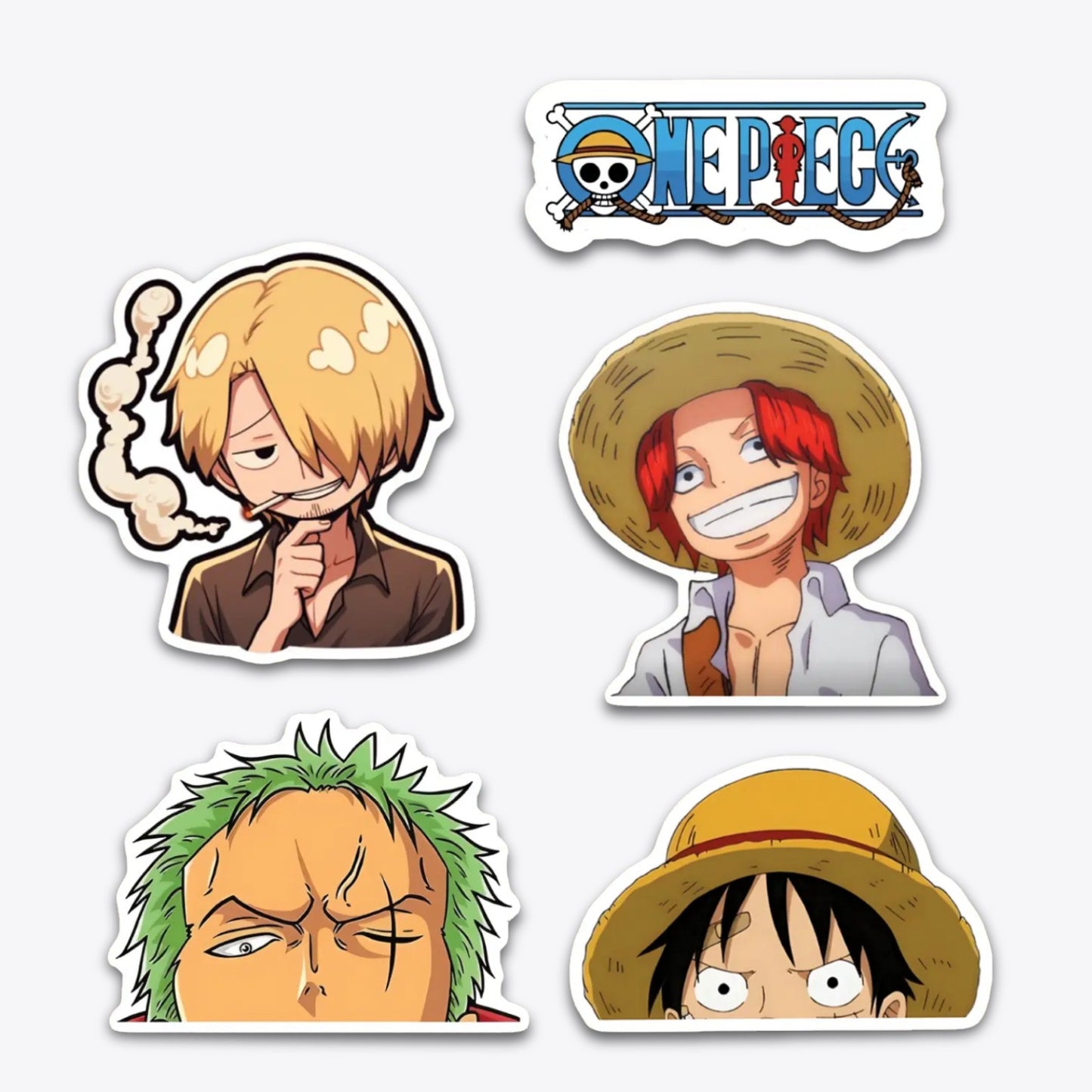 One Piece Crew Anime Sticker Pack