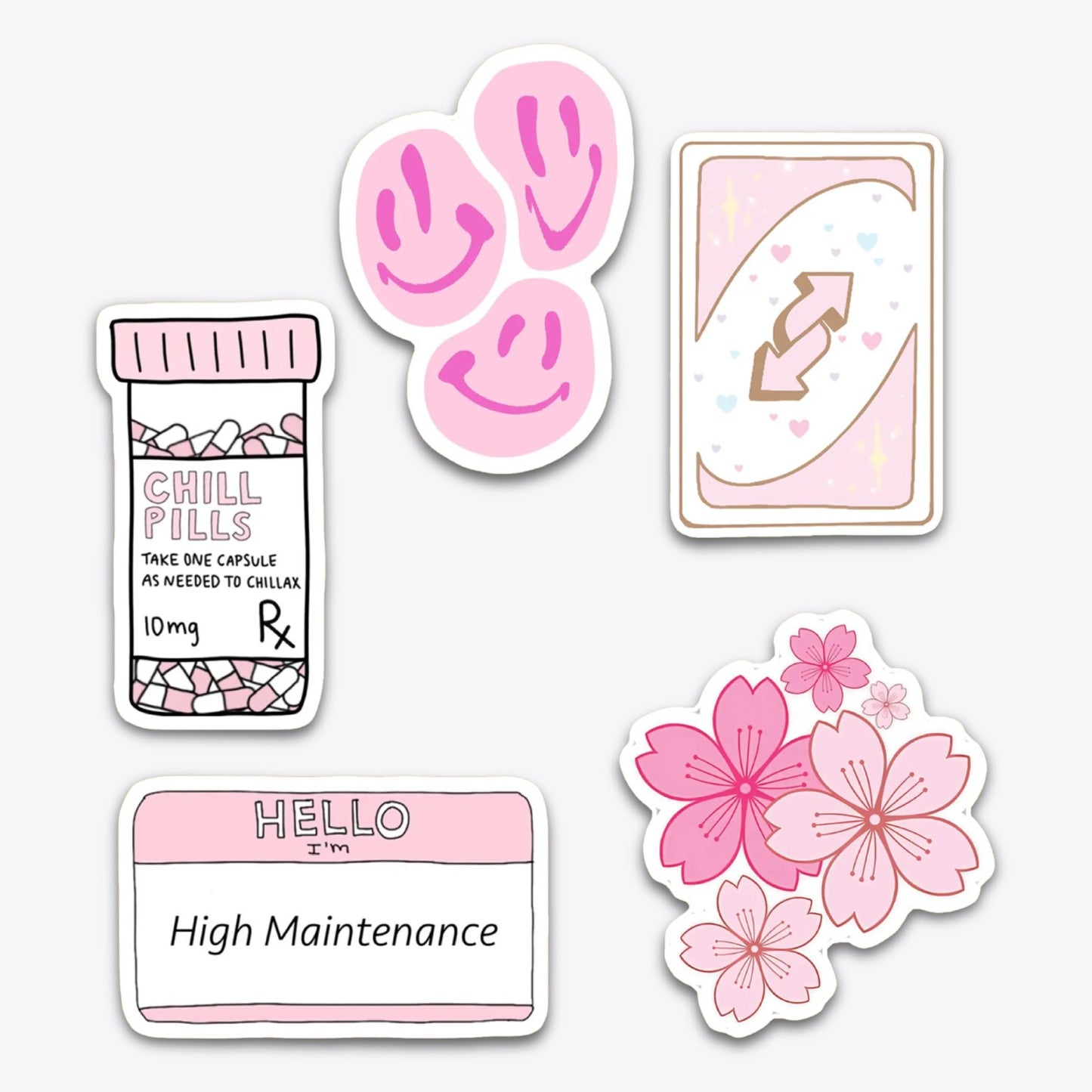 Pink Girly Sticker Pack