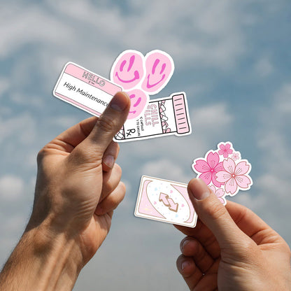 Pink Girly Sticker Pack