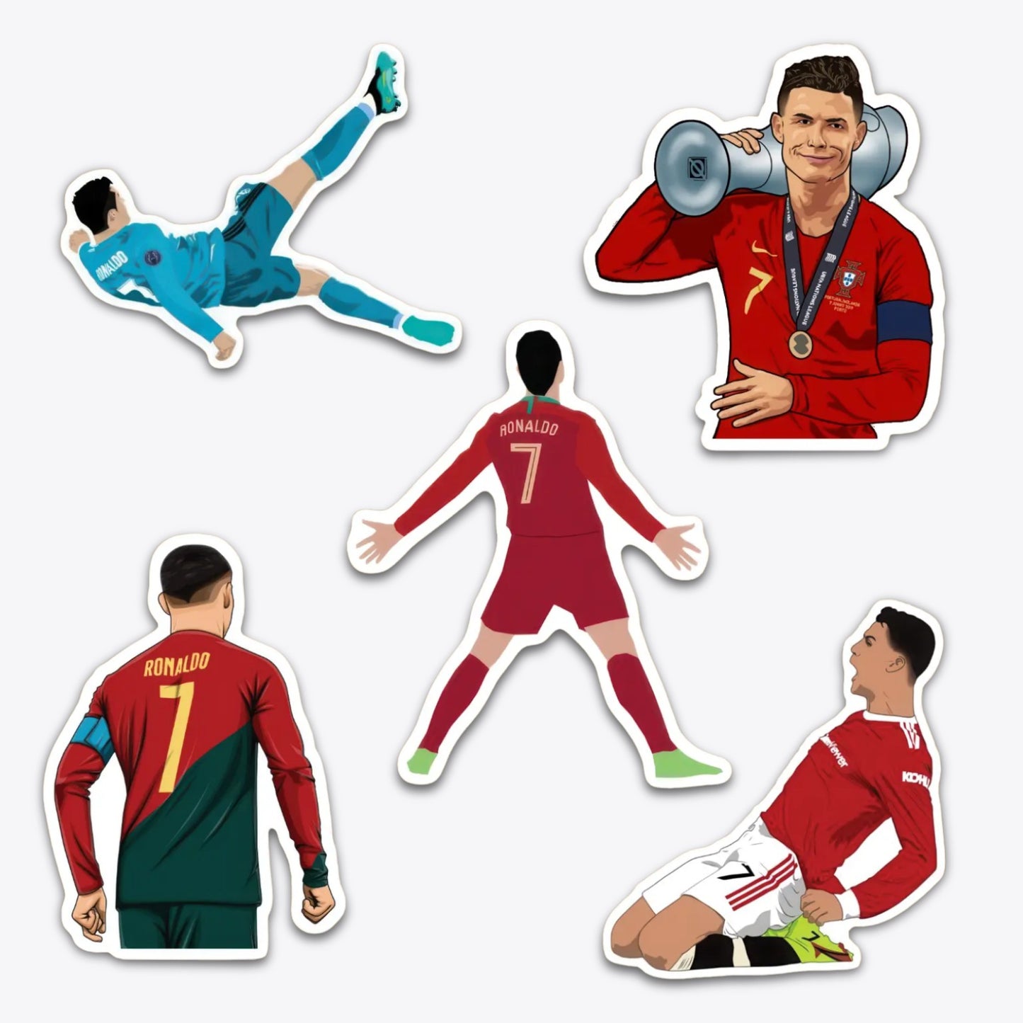 Ronaldo Football Stickers Pack