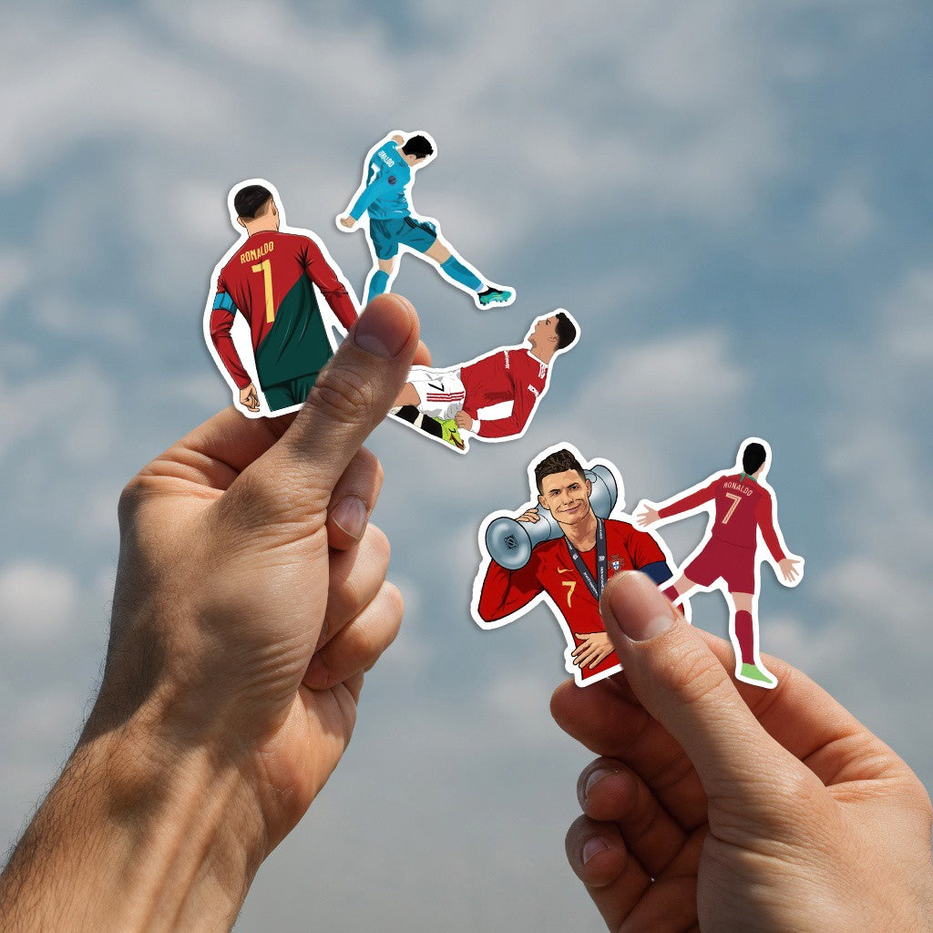 Ronaldo Football Stickers Pack