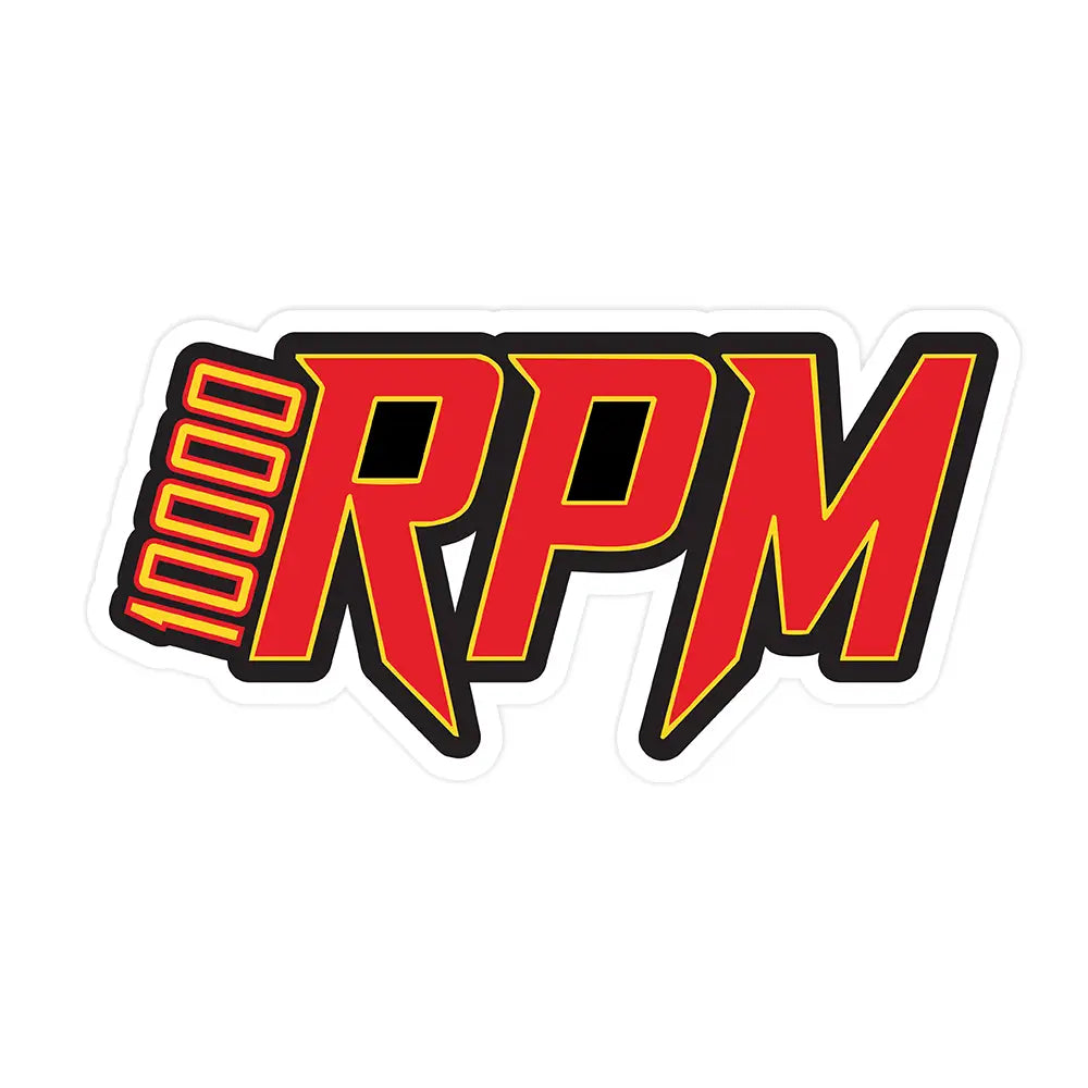 10000 RPM Racing Sticker